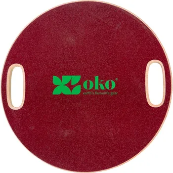 Balanční deska OKO Ekologická kulatá balanční deska ZELENÁ|ČERVENÁ