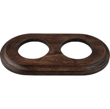 vypínač Rámeček dvojitý X-Site hnědý