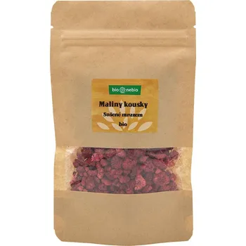 Sušené ovoce Bio nebio Bio malinky sušené mrazem kousky bio nebio 20g
