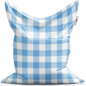 Sedací pytel Sablio Sedací vak Classic Košilový vzor - 150x100 cm
