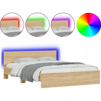 Postel Jednolůžková postel GV1 160x200 dekor dřeva dub