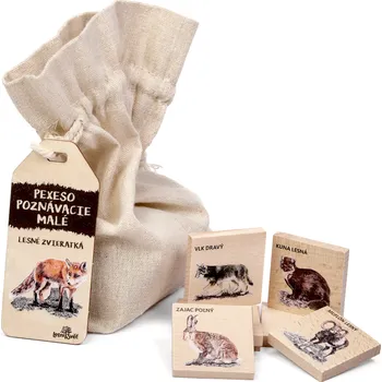 Pexeso Lesní svět Pexeso poznávacie malé - Lesné zvieratká SK