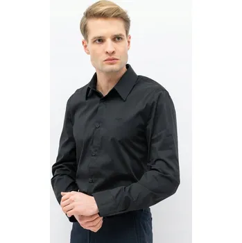 Guess pánská košile casual Košile GUESS LS SUNSET M1YH20W7ZK1 JBLK dlouhý rukáv slim střih bavlna velikost M