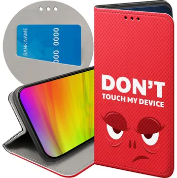 Pouzdro na mobilní telefon Pouzdro s klopou Hello Case pro Xiaomi Redmi Note 8, červené