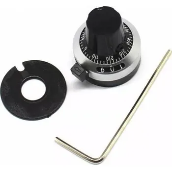 vypínač Přístrojový knoflík WXD3-13 pro víceotáčkové potenciometry, hřídel 4mm