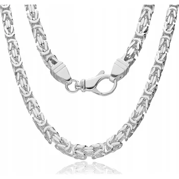 Řetízek STŘÍBRNÝ ŘETÍZEK KRÁLOVSKÝ VZOR BIZANTSKÝ 50 cm