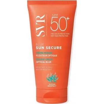 Přípravek na opalování SVR SUN SECURE BLUR SPF50+ Ochranný krém na obličej na opalování 50 ml