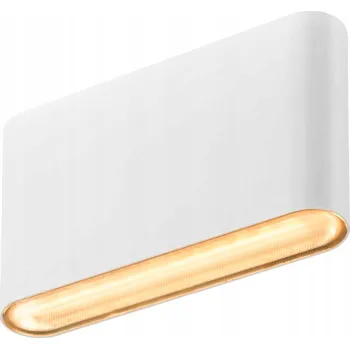 Nástěnné svítidlo Venkovní nástěnné svítidlo SLV bílé s integrovaným LED zdrojem 5,7 W