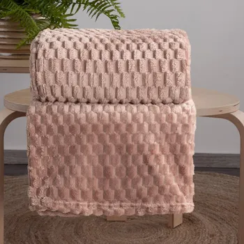 Dětská deka Deka CINDY6 ve starorůžové barvě Rozměr deky: 70x160cm