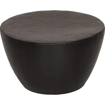 Konferenční stolek Konferenční stolek z tepaného hliníku, černý, 50 x 30 cm