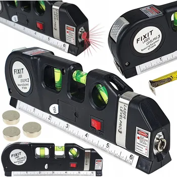 Měřící laser Křížový laser BGa POZIOMICA LASEROWA LASER KRZYŻOWY Z MIARKĄ 6 m