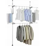 Wenko Teleskopický ramínko na oblečení Herkules Flex, nastavitelné do výšky a šířky, rozměry 116-190x165-300x36 cm, značka WENKO