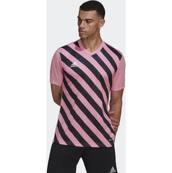 ADIDAS Fotbalový dres Entrada 22 Graphic S RŮŽOVÁ|ČERNÁ