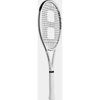 Tenisová raketa NORDICDOTS Tenisová raketa model 100 - White Gloss GRIP 3 BÍLÁ|ČERNÁ