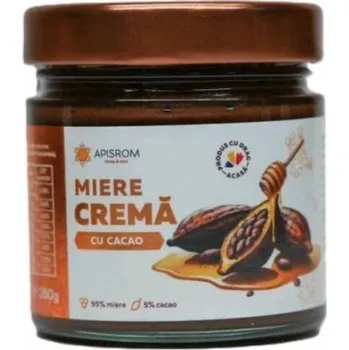 Apisrom Med krémový s kakaem 280g 280g