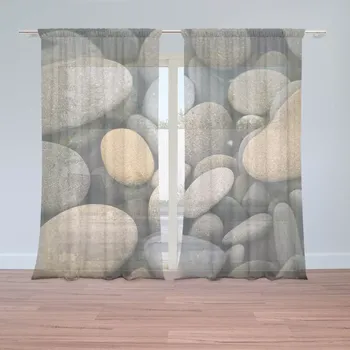 Záclona Sablio Záclony Kameny: 2ks 150x250cm