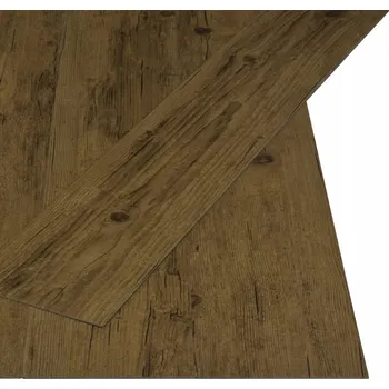 vinylová podlaha Samolepicí PVC podlahové panely, Vzor dřeva, 91,4 x 15,2 cm, Hnědé, 3