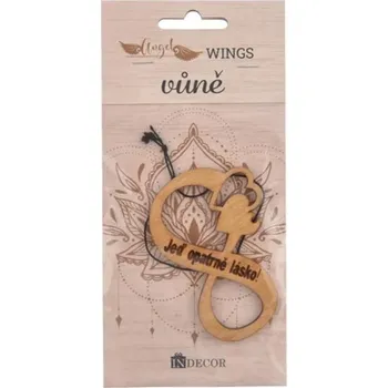 Vůně dřevo Jeď opatrně, lásko! 7x0,3x5 cm