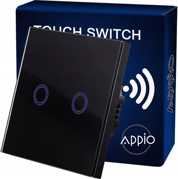 vypínač Dvojitý spínač Appio 9606 černý