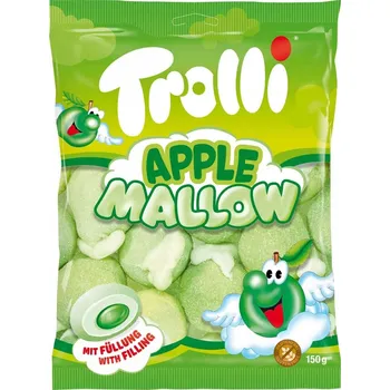 Bonbon Trolli Jablko Mallow pěnové bonbony 150 g