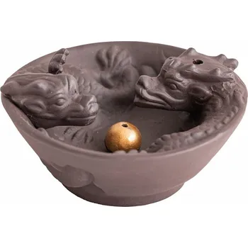 Miska - stojánek pro vonné tyčinky a kužílky Draci cca 9,5 x 4,5 cm