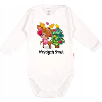 Kojenecký body Vánoční body s NÁPIS Jelínek, velikost 80 KLEKLE