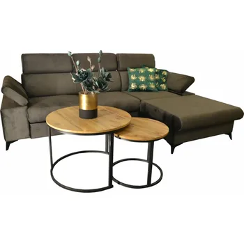 Obývací pokoj FALCO Sedací souprava Apolita pravá šedohnědá