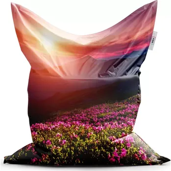 Sedací pytel Sablio Sedací vak Classic Rozkvetlá příroda - 150x100 cm