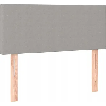 Čelo postele s nastavitelnou výškou, světle šedé, 100x5x78/88 cm