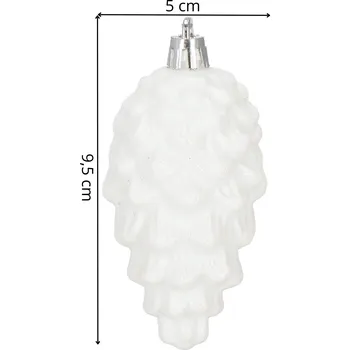 Vánoční dekorace Springos CA1172 VÁNOČNÍ OZDOBY 6 KS.