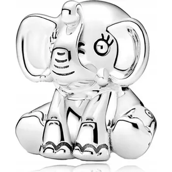 Přívěsek Přívěsek STŘÍBRO 925 Charms Korálek Slon Slonice Ellie