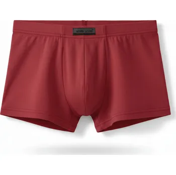 Boxerky MINI PÁNSKÉ BOXERKY krátké přiléhavé slipy z mikromodalu Bordó *L