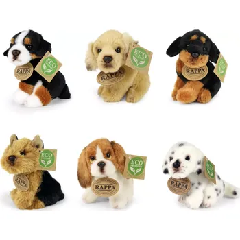 plyšák Rappa Eco-Friendly Plyšový sedící pes 11 cm mix motivů