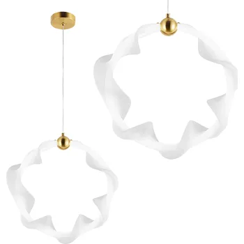 Toolight Toolight, LED závěsné osvětlení 22W, 4000K, 1540lm, G014-1CP, bílá-zlatá, OSW-06361