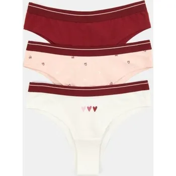 Kalhotky Sinsay - Sada 3 kusů brazilských kalhotek - vícebarevná - 130GF-MLC - 130GF-MLC-XS