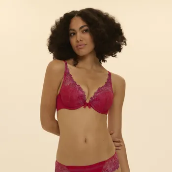 Podprsenka Simone Pérèle podprsenka triangle vyztužená WISH rainbow red 75B