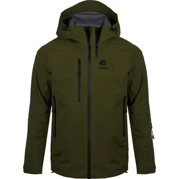 Pánská vesta GUGGEN MOUNTAIN Pánská turistická nepromokavá bunda hardshell H07 M ZELENÁ