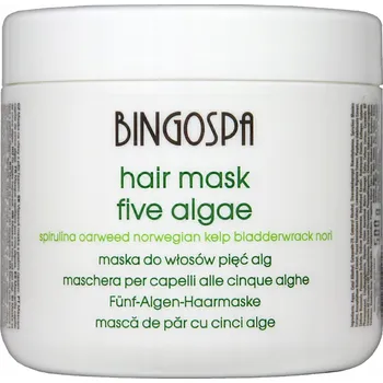 Vlasová regenerace BINGOSPA 500 g maska na vlasy s pěti druhy řas