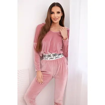 Kesi velurová souprava s kapucí růžová Kesi růžová 3466974