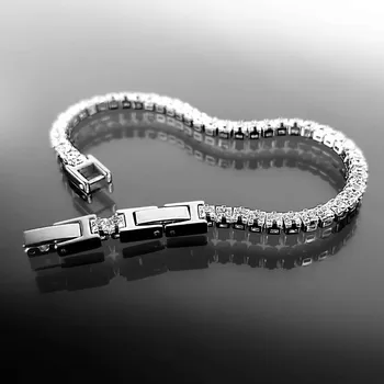 Náramek Štrasový ocelový náramek zabalený v dárkové krabičce č. 1222 - Chirurgická ocel