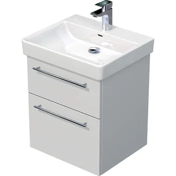 Koupelnový nábytek Smart30 Orin Skříňka pod umyvadlo se 2 zásuvkami s umyvadlem Laufen Pro S 55 x 46 cm, bílá lesk, OR 55 2Z A0536 SET