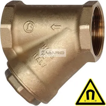 Ochranný vodní filtr Giacomini Filtr mosazný R74M s magnetem v plastovém plášti FF 1/2", 500 μm, PN 30, 90°C, R74MY003