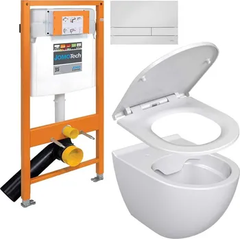 WC sada MARO SET WC podomítkový JOMOTech R-JOM-HENO-04, rámový do sádrokartonu, SETWC-R-JOM-HENO4