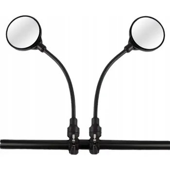 Cyklistické zrcátko vypuklé černé dlouhé na řídítka