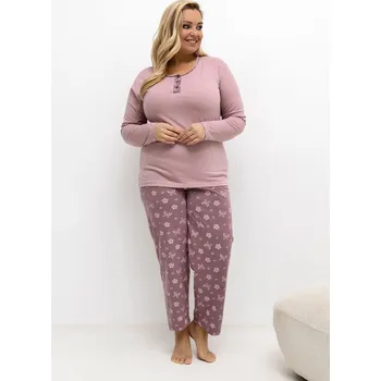 Pánské pyžamo Pohodlná pyžama pro plnoštíhlé model 221186 Forever Pink 3XL