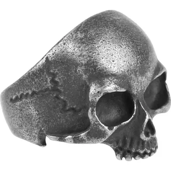 Prsten prsten ETNOX - Gun Metal Skull - 62