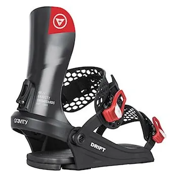 Vázání na snowboard Vázání na snowboard GRAVITY DRIFT 25/26 - Black/Red / M