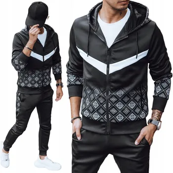 PÁNSKÝ TEPLÁKOVÁ SOUPRAVA MIKINA KALHOTY vel XXL