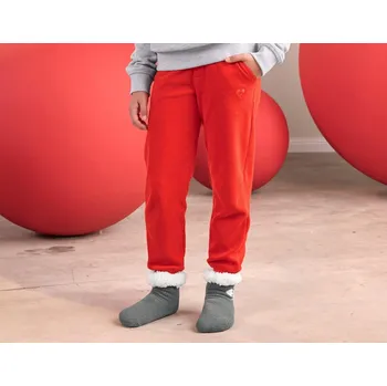 e.s. Tepláky Terry, dětská velikost 110/116 strauss červená Strauss