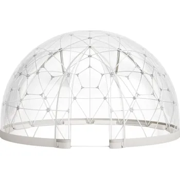 Zahrada Vevor Bublinový iglú stan 4.5×2.7 m, průhledný, pro 4-7 osob, s oknem